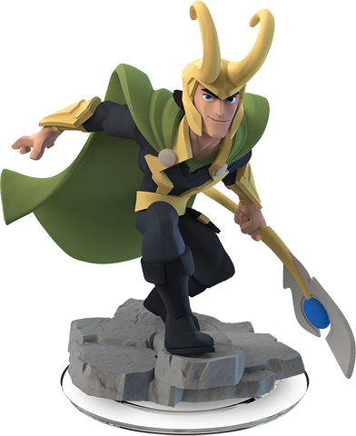 Disney Infinity 3.0 Marvel Loki (392x480), Png Download