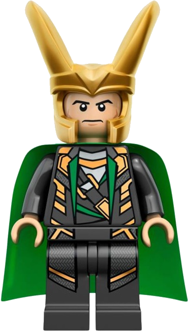 Loki Cgi - Lego Super Heroes Loki (418x700), Png Download