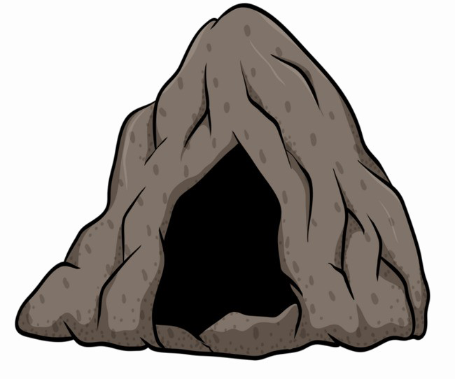 Cave Transparent Image - Transparent Cave Png (650x542), Png Download
