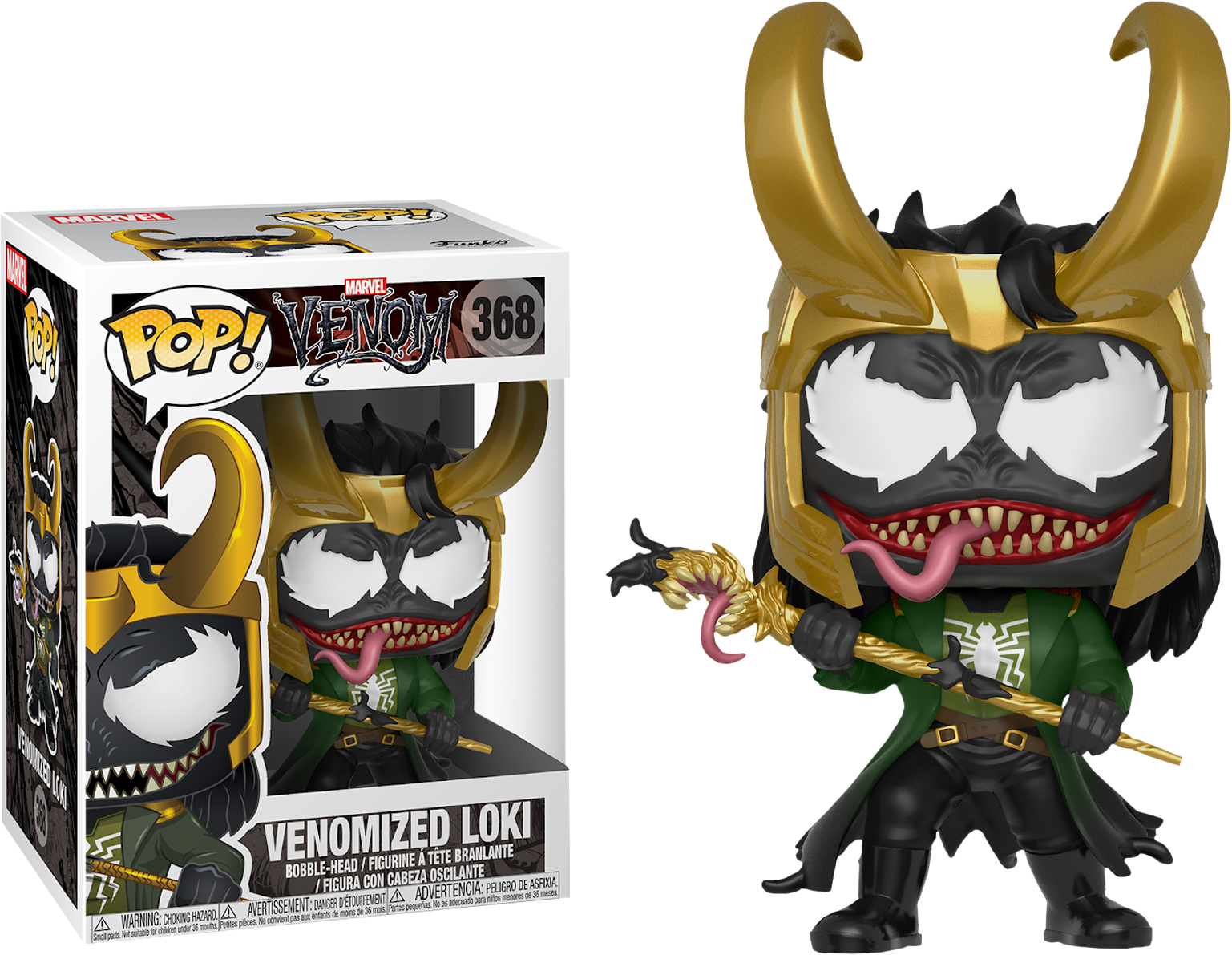 Venom - Funko Pop Venom Loki (1537x1191), Png Download