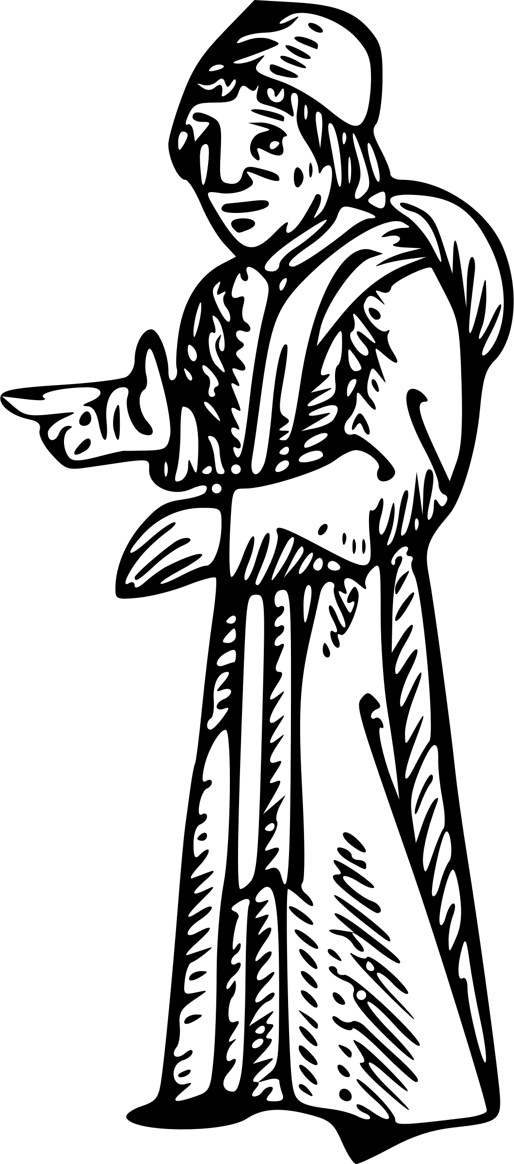 This Free Icons Png Design Of Medieval Lawyer (1060x2400), Png Download
