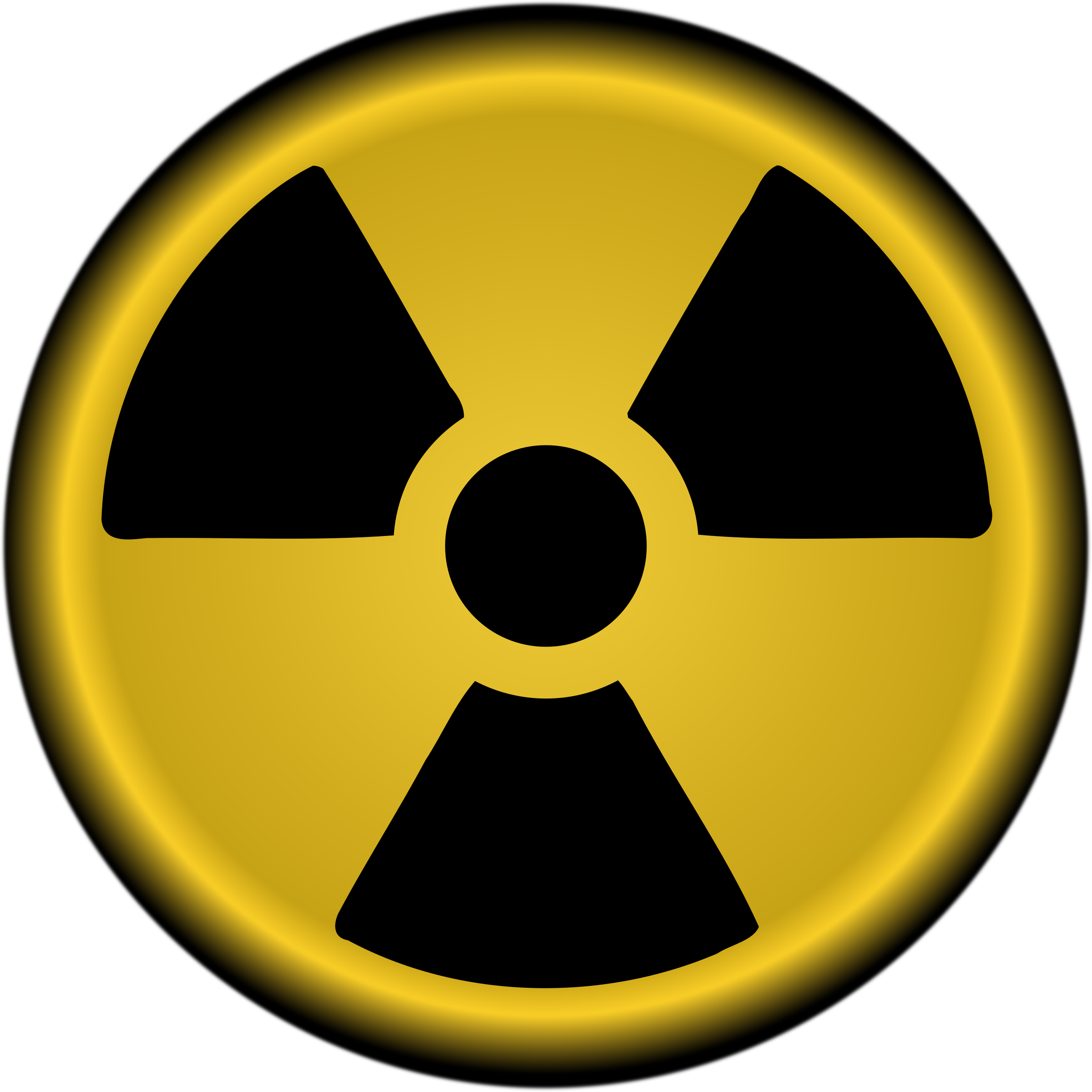 This Free Icons Png Design Of Radiation Symbol Nuclear (2400x2400), Png Download