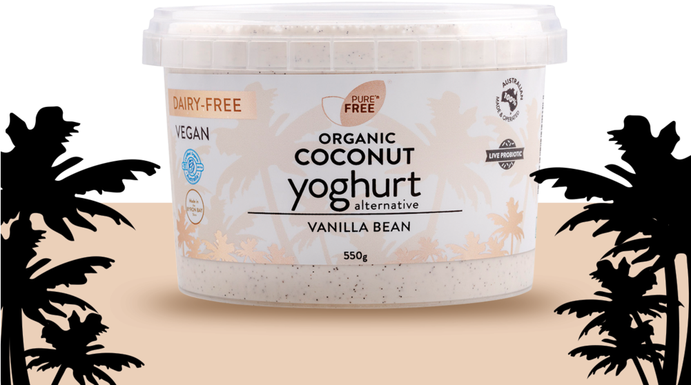 Vanilla - Organic Coconut Yoghurt Chocolate Mousse 550g (1000x728), Png Download