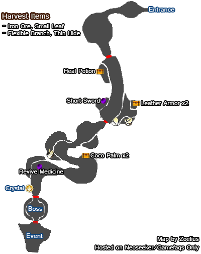 Waterdrop Cave - Ys Viii Water Drop Cave (400x505), Png Download