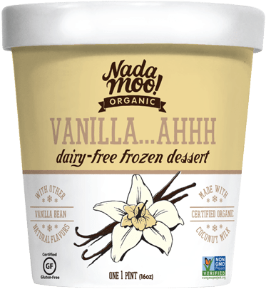 Nadamoo Ice Cream Vanilla (400x442), Png Download