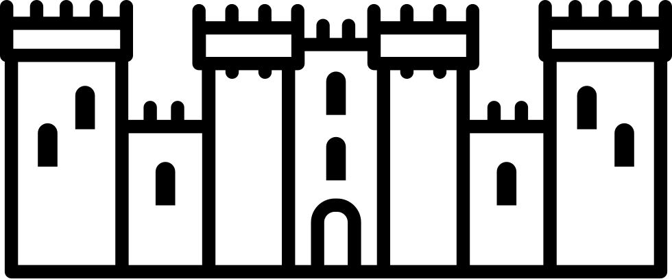 Medieval Castle Comments - Icon (980x407), Png Download