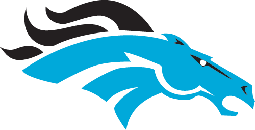 Broncos Del Sur Png Logo - Broncos Decal (500x256), Png Download