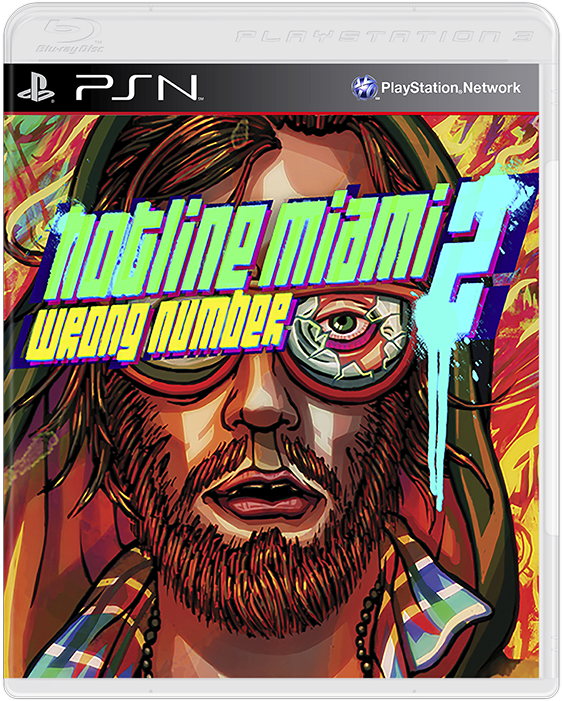 Hotline Miami - Dennaton Games Hotline Miami 2: Wrong Number Pc (567x715), Png Download