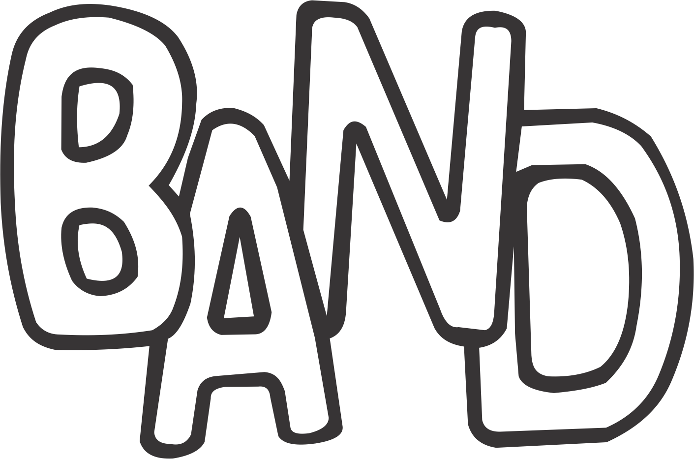 Band Crazy Word - Clip Art Band Word (1411x933), Png Download