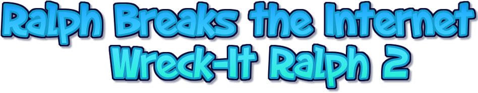 Ralph Breaks The Internet Wreck-it Ralph 2 Logo Big (950x380), Png Download