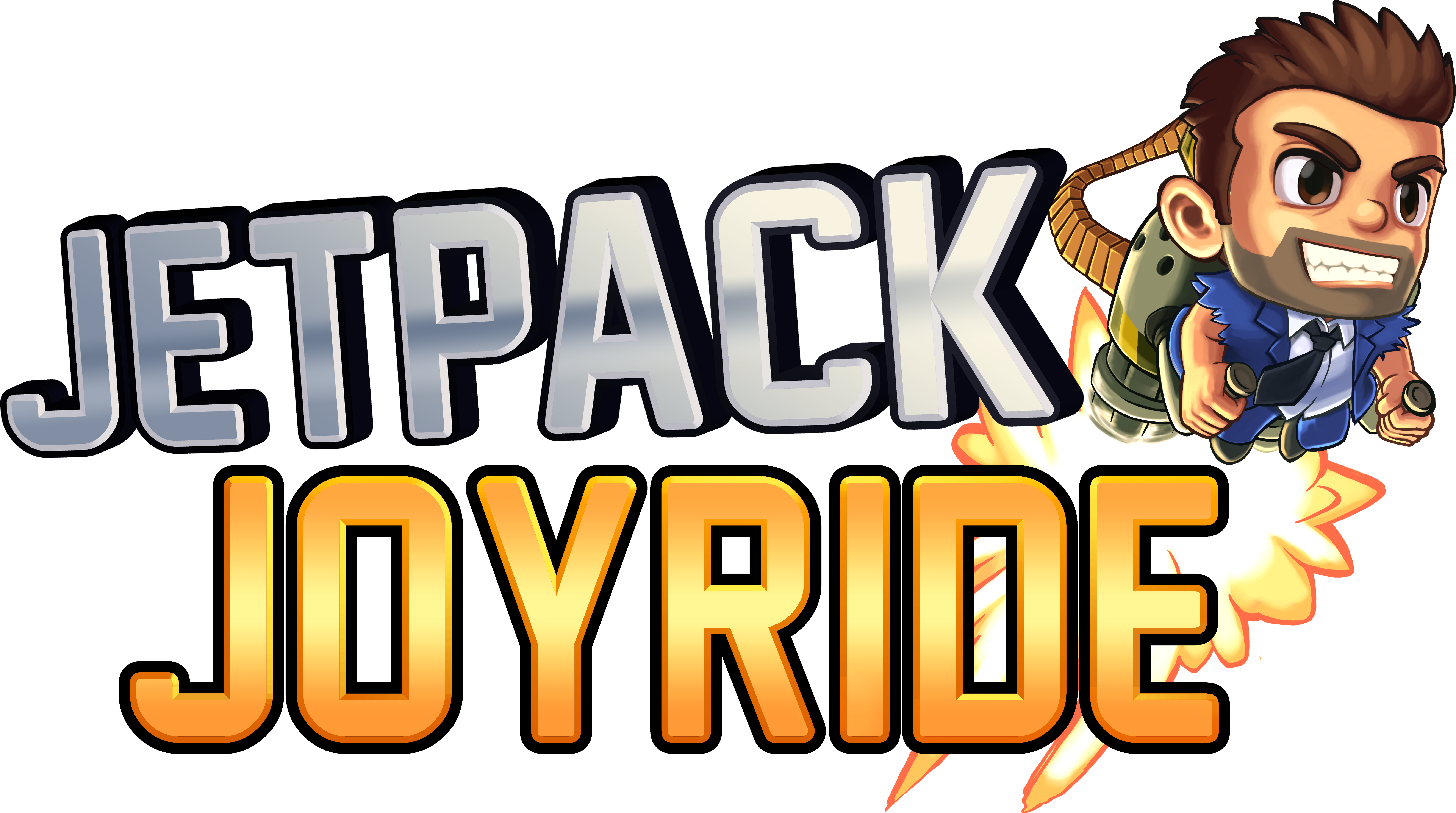 Halfbrick - Jetpack Joyride Logo (6755x3773), Png Download