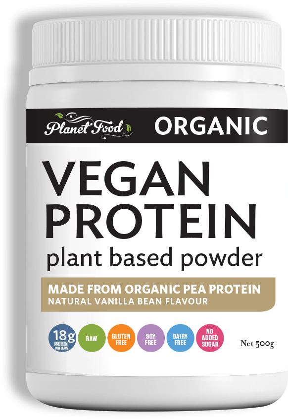 Vegan Protein Vanilla - Planet Food Pea Protein (1000x1000), Png Download