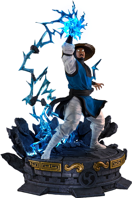Mortal Kombat Statue Raiden Legacy - Bonecos Pop Mortal Kombat (480x696), Png Download