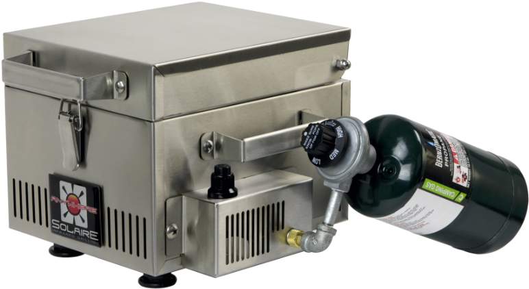 Solaire Anywhere Mini Portable Infrared Grill - Mini Infrared Gas Grill (800x449), Png Download