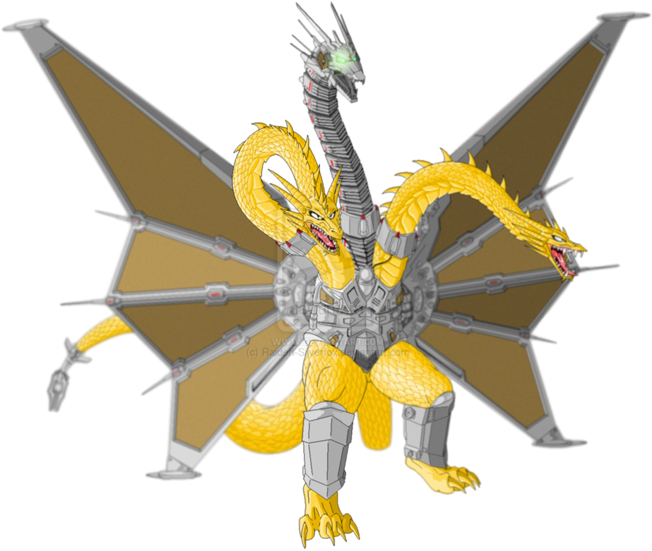 Picture - Mecha King Ghidorah Png (947x800), Png Download