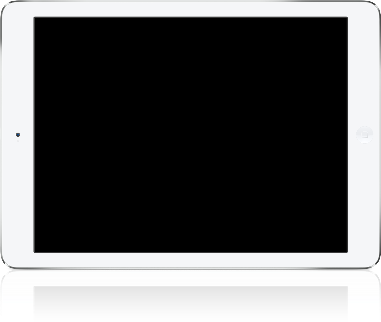 Ipad - White Ipad Png Transparent (1310x1108), Png Download