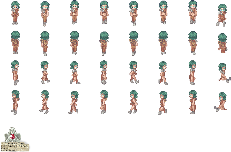 Graphics Sprites Woasprite - 2d Game Character Png (837x523), Png Download