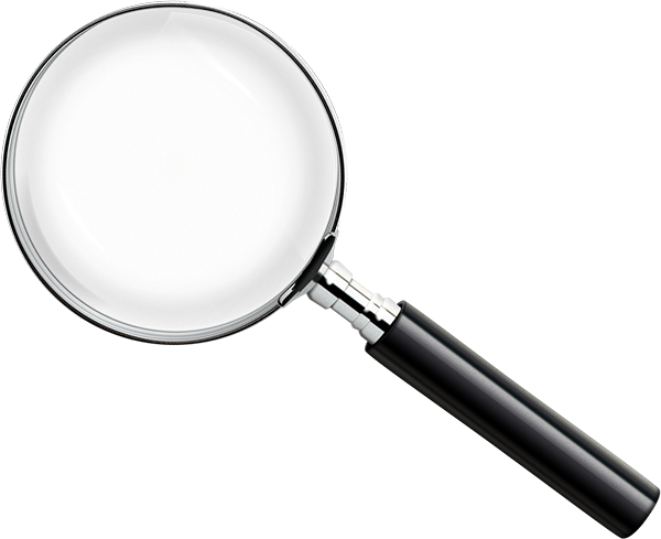 Regent Private Investigations - Magnifying Glass No Background Png (600x489), Png Download