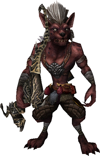 Gnoll Archer - Demon (362x556), Png Download