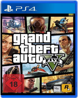 Ps4 Grand Theft Auto V - Gta 5 Play 4 (600x600), Png Download