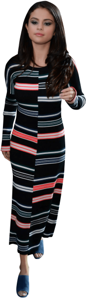 Free Png Selena Gomez Walking Png Images Transparent - Portable Network Graphics (480x675), Png Download
