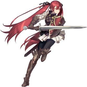 Selena Cutting Wit Btlface - Selena Fire Emblem Heroes (340x388), Png Download