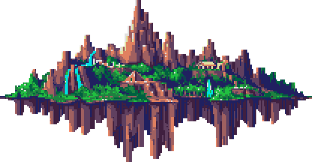 352606 - Sonic And Knuckles Angel Island (1039x540), Png Download