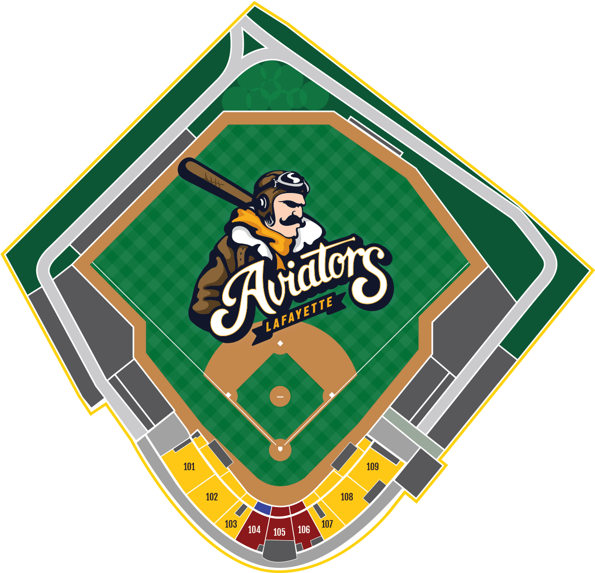 Historic Loeb Stadium At Columbian Park - Illustration (1200x1170), Png Download