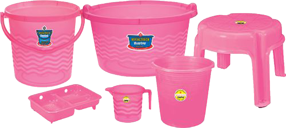 Bathroom Decor Png - Plastic Bathroom Set Png (1000x473), Png Download