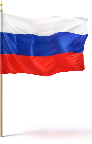 The National Flag Of The Russian Federation - ธงชาติ รัสเซีย Png (371x579), Png Download