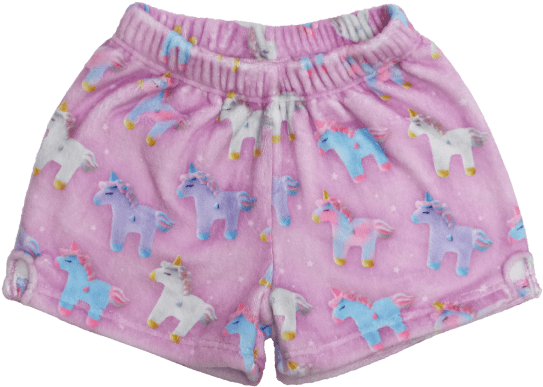 Picture Of Unicorns And Stars Plush Shorts - Board Short (550x550), Png Download