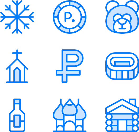 Russia - Icon (600x564), Png Download