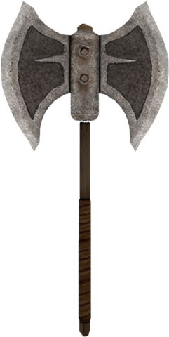 Oblivion Ironbattleaxe - The Elder Scrolls Iv: Oblivion (360x480), Png Download
