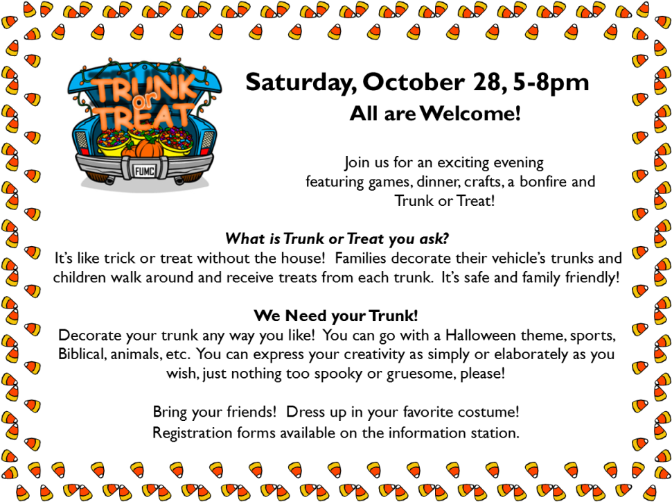 Trunk Or Treat - Adjectives To Express Opinions (1024x778), Png Download