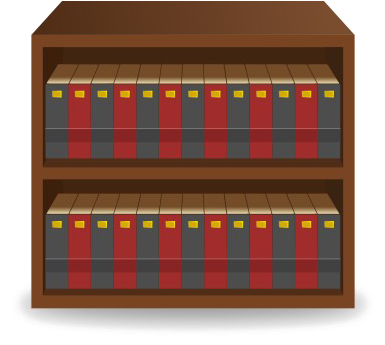 Bookshelf Transparent Background - Png Bookshelf (400x345), Png Download