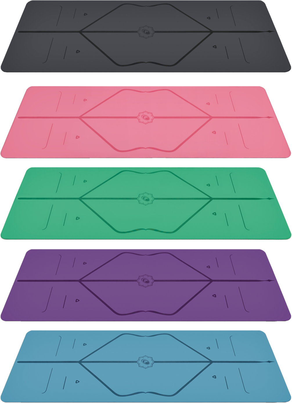 Liforme Yoga Mats - Liforme Yoga Mat Pink (1006x1388), Png Download