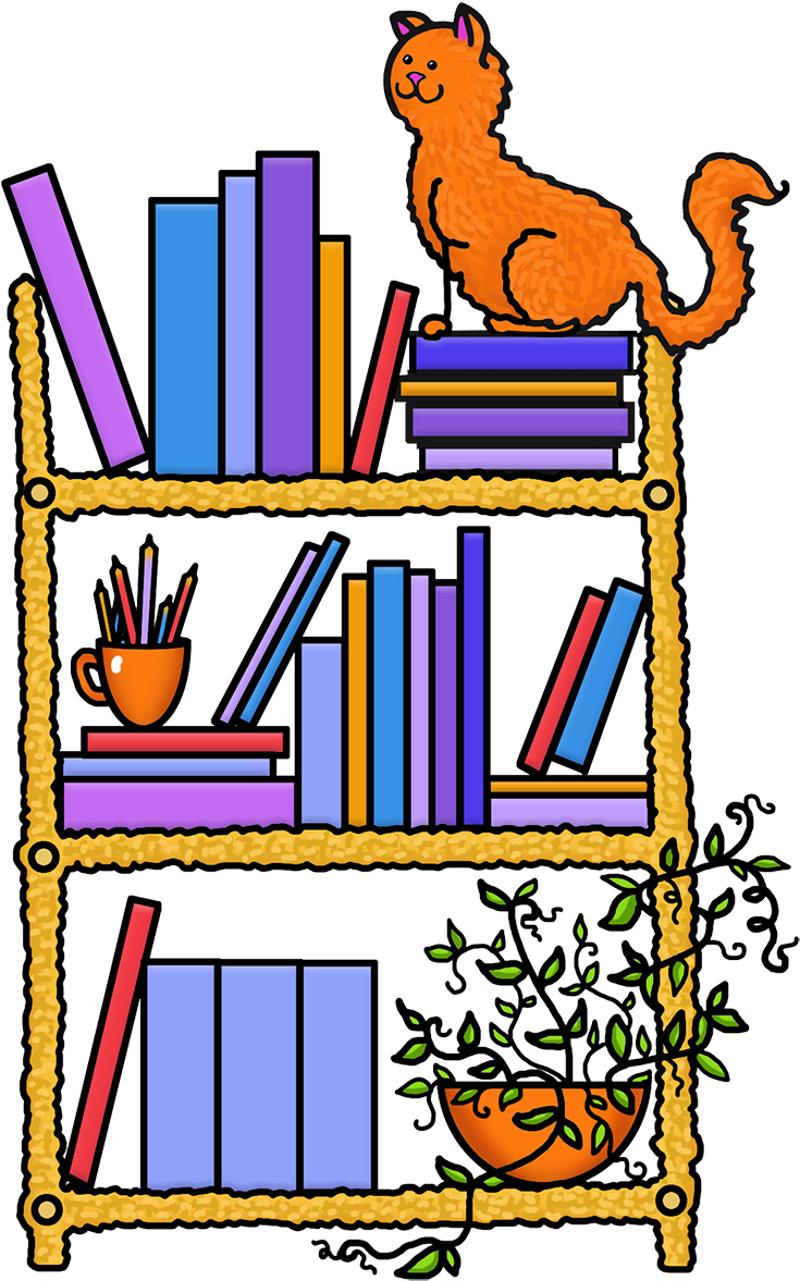 Book Shelf Color Png - Shelf Clipart (1500x1500), Png Download