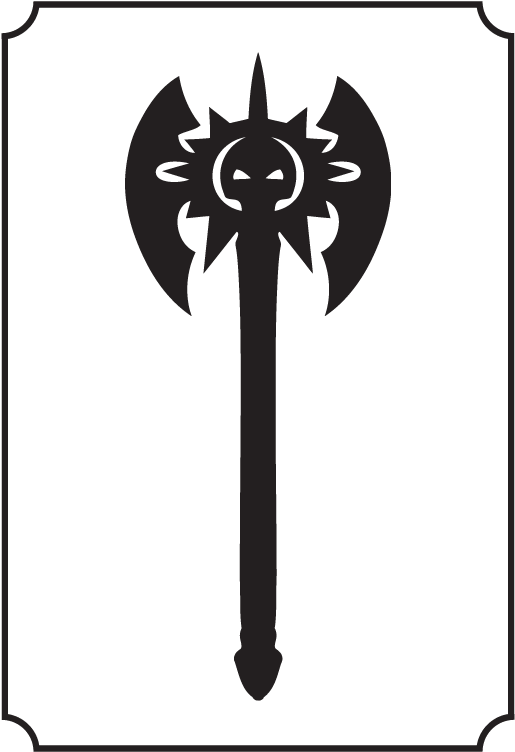 Battle-axe - Emblem (600x879), Png Download