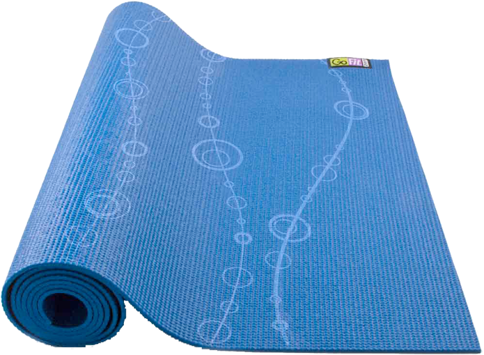 Gofit Designer Yoga Mat - Floor (700x700), Png Download