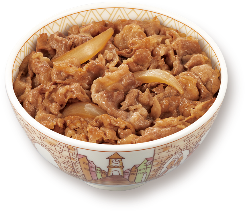 Sukiya's Gyudon - Beef Gyu Don (930x770), Png Download
