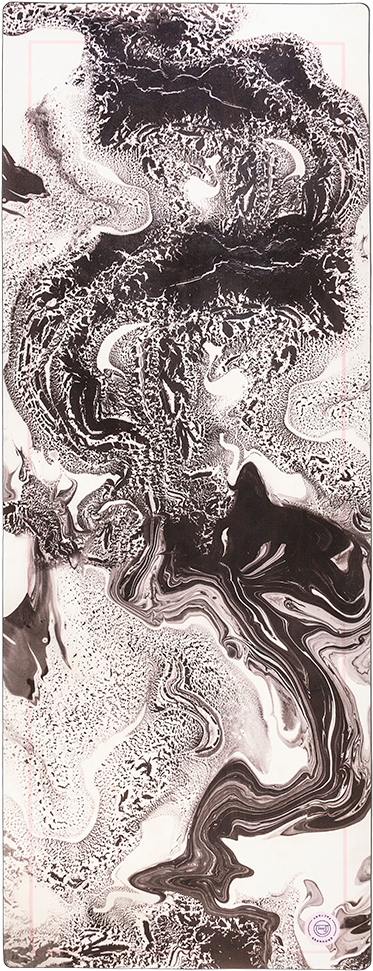 Marble Black Yoga Mat - Grounded Factory Black Marble (1000x1000), Png Download