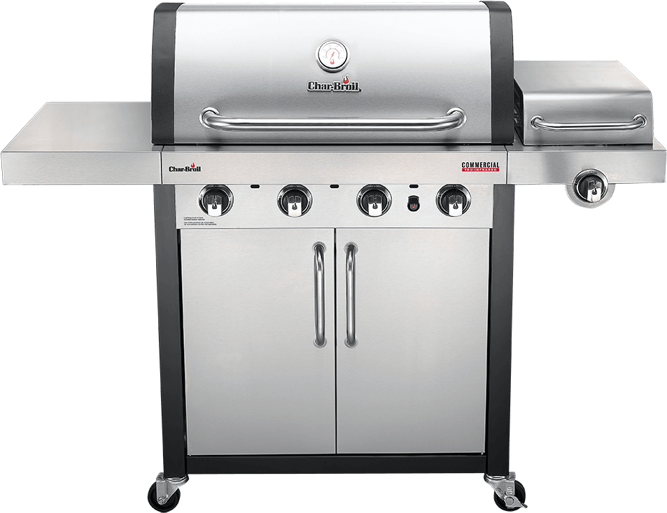 Commercial Series™ Tru Infrared™ 4 Burner Gas Grill - Char Broil Commercial Tru Infrared 4 Burner (1000x1000), Png Download
