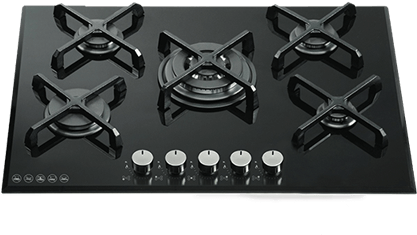 Concierge Cooktop Installation - Factory 2nd Delonghi - 70cm Cooktop 5 Burner Gas Cooktop (568x322), Png Download