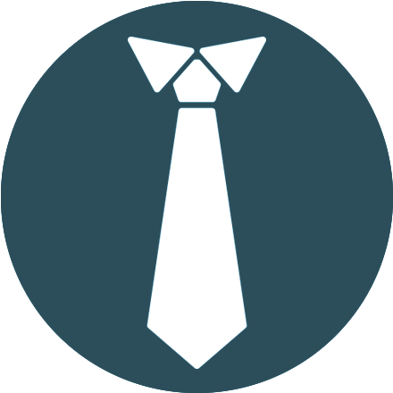 Professionals-icon - Tie Icon Png Circle (988x483), Png Download