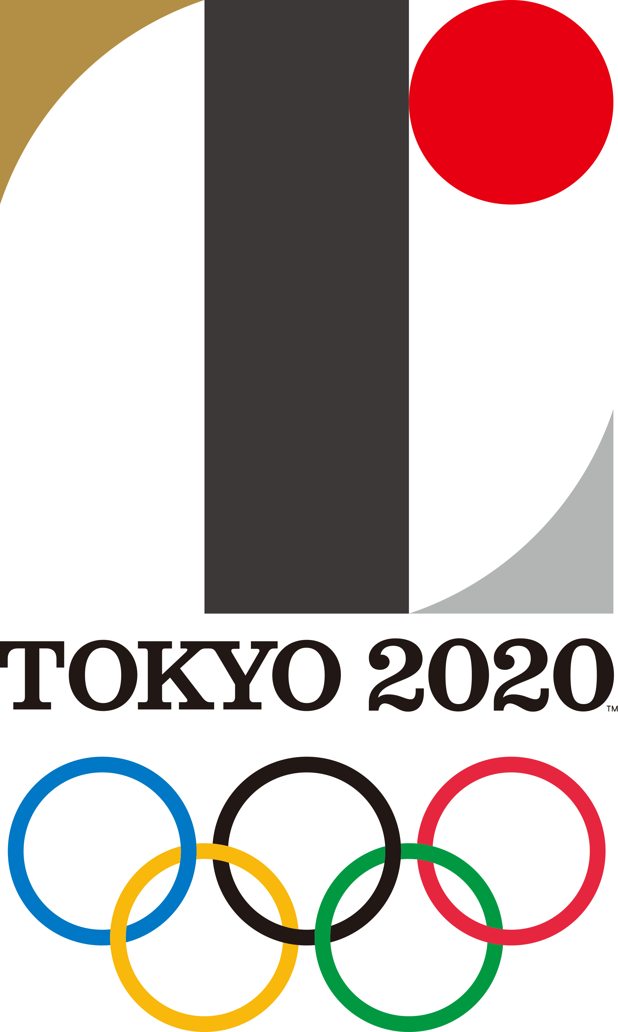 Open - 2020 Olympic Logo (2000x3339), Png Download