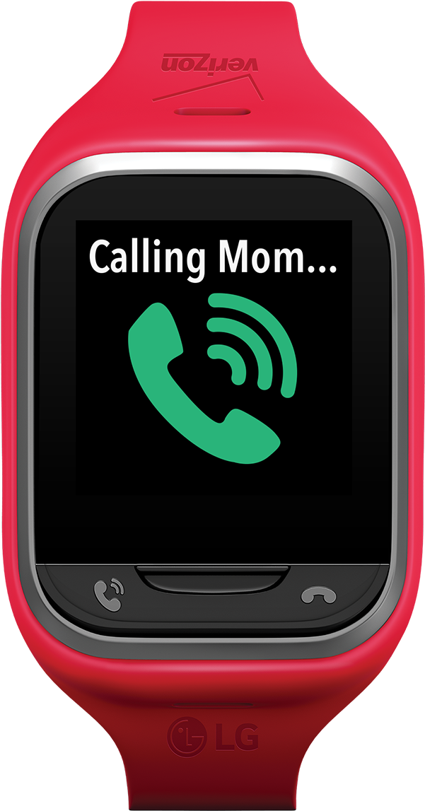 Connected Kids - - Lg Gizmogadget - Smart Watch - Red (920x1176), Png Download