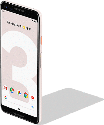 Buy The Google Pixel 3 And Get One Free - Google Pixel 3 (343x410), Png Download