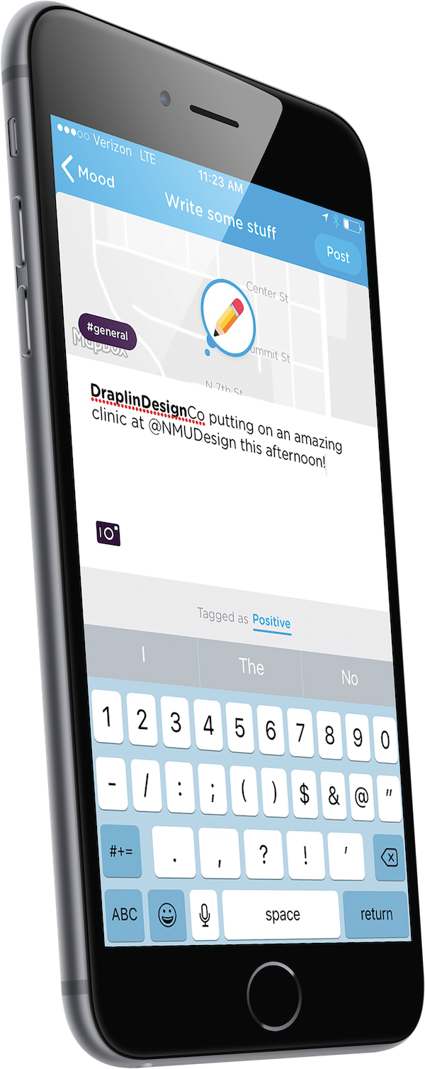 Cellphone With App - Mobile Phone (600x1509), Png Download