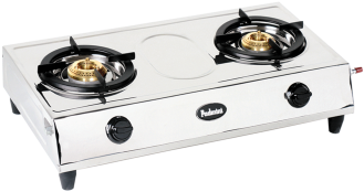 Two Burner Stainless Steel Gas Stove - Transparent Gas Stove Png (350x350), Png Download
