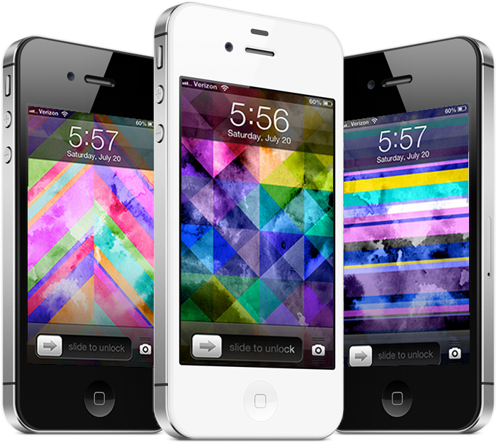 Nebula Smartphone Backgrounds By Brown Bear Studio - Apple Iphone 4s 16gb Quadband 3g Hsdpa Gps Factory (850x650), Png Download
